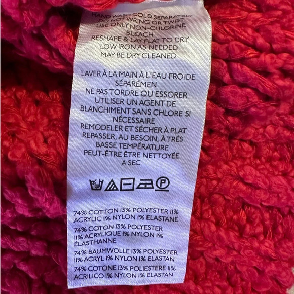 Anthropologie Pilcro NWOT Raspberry pullover, Size Small, 26” p2p - Picture 10 of 13